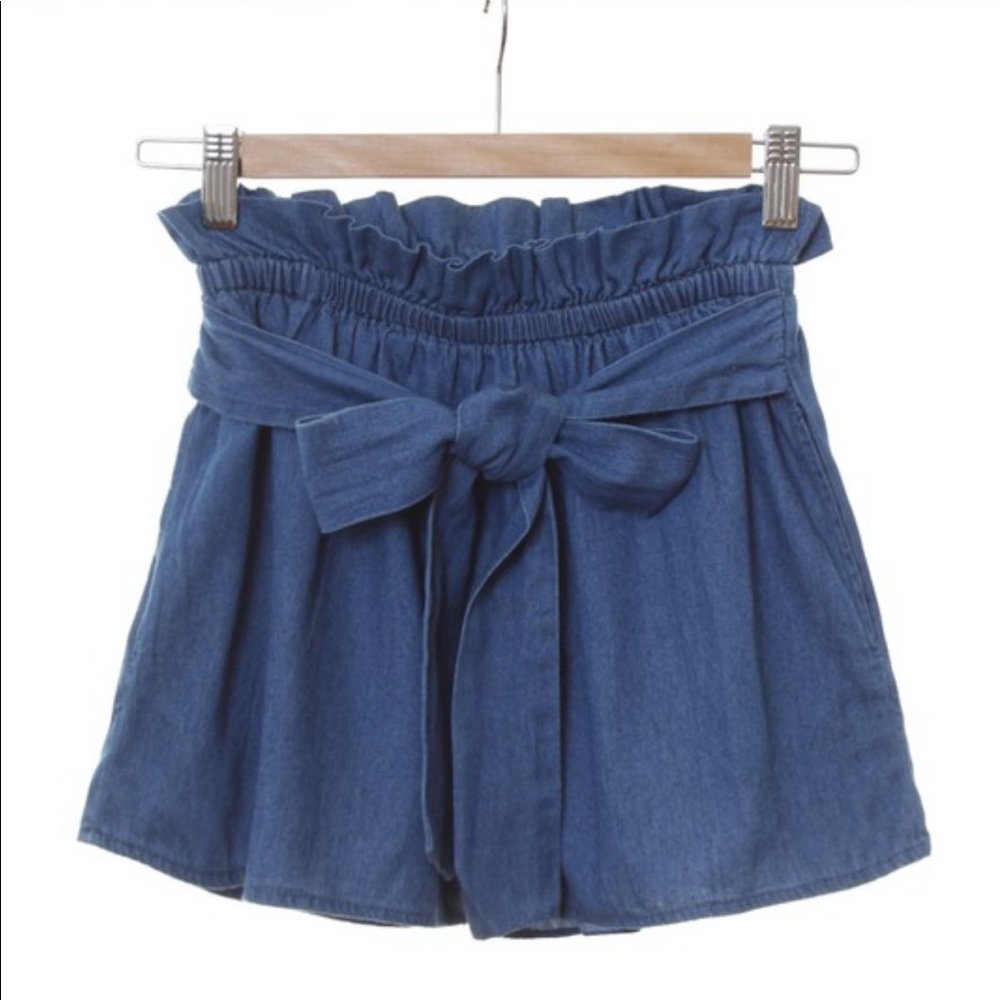 Bow Paperbag Shorts